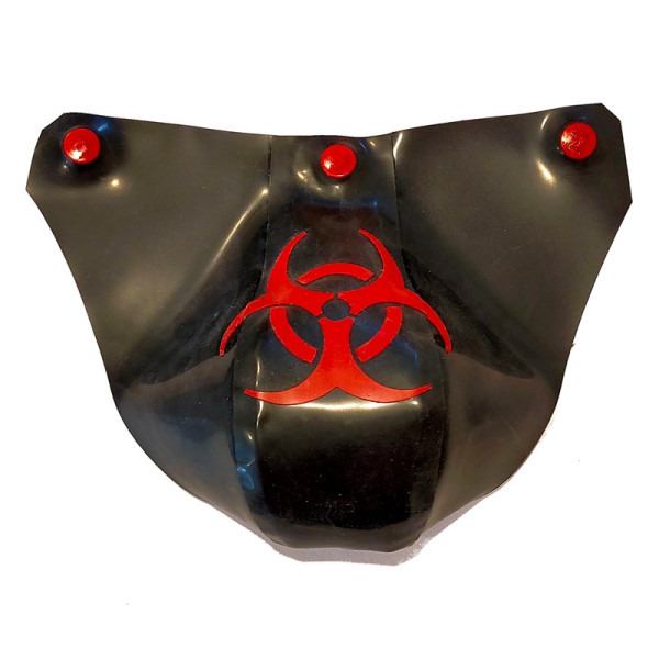 Biohazard symbol pouch